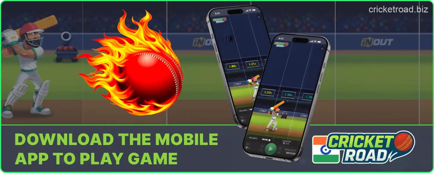 Install the Cricket Road app to start playing