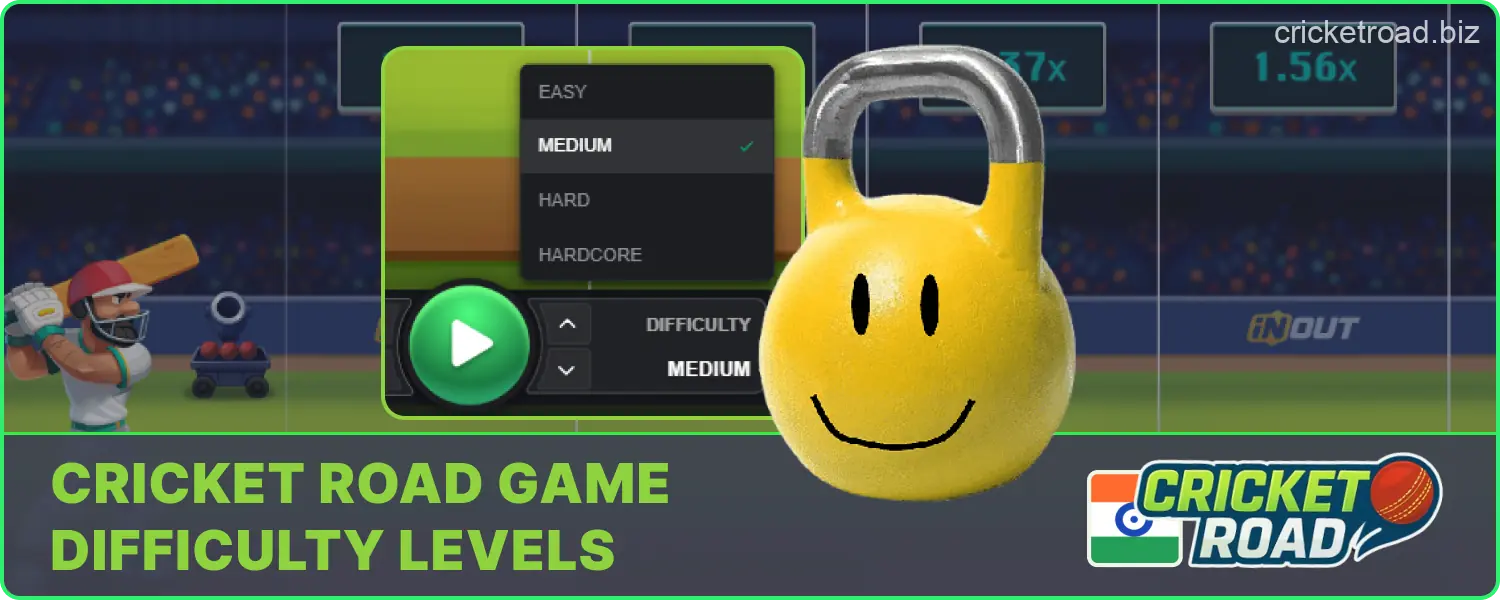Available challenge modes in Cricket Road
