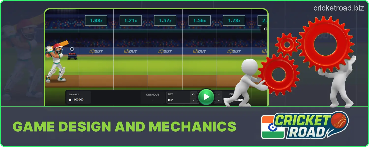 Structure and core mechanics of Cricket Road