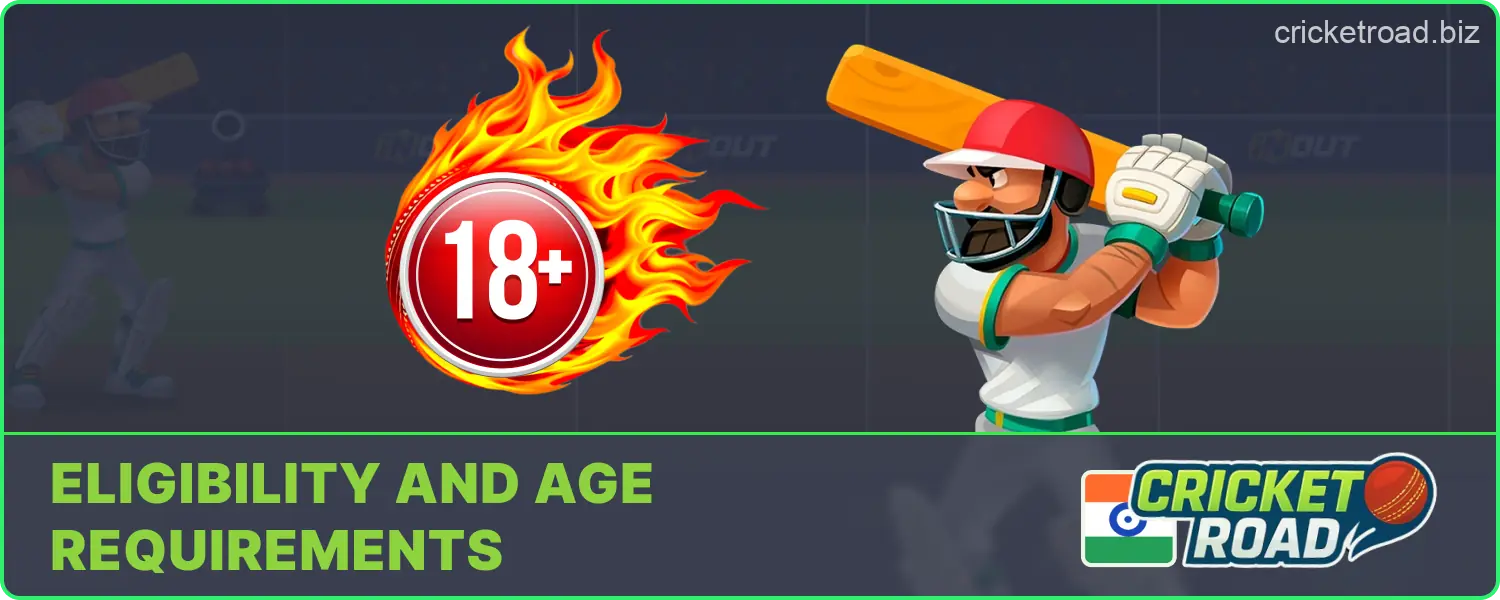 Player access criteria for Cricket Road