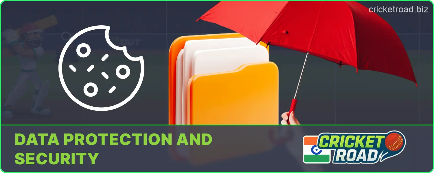 Security applied to cookie data in Cricket Road