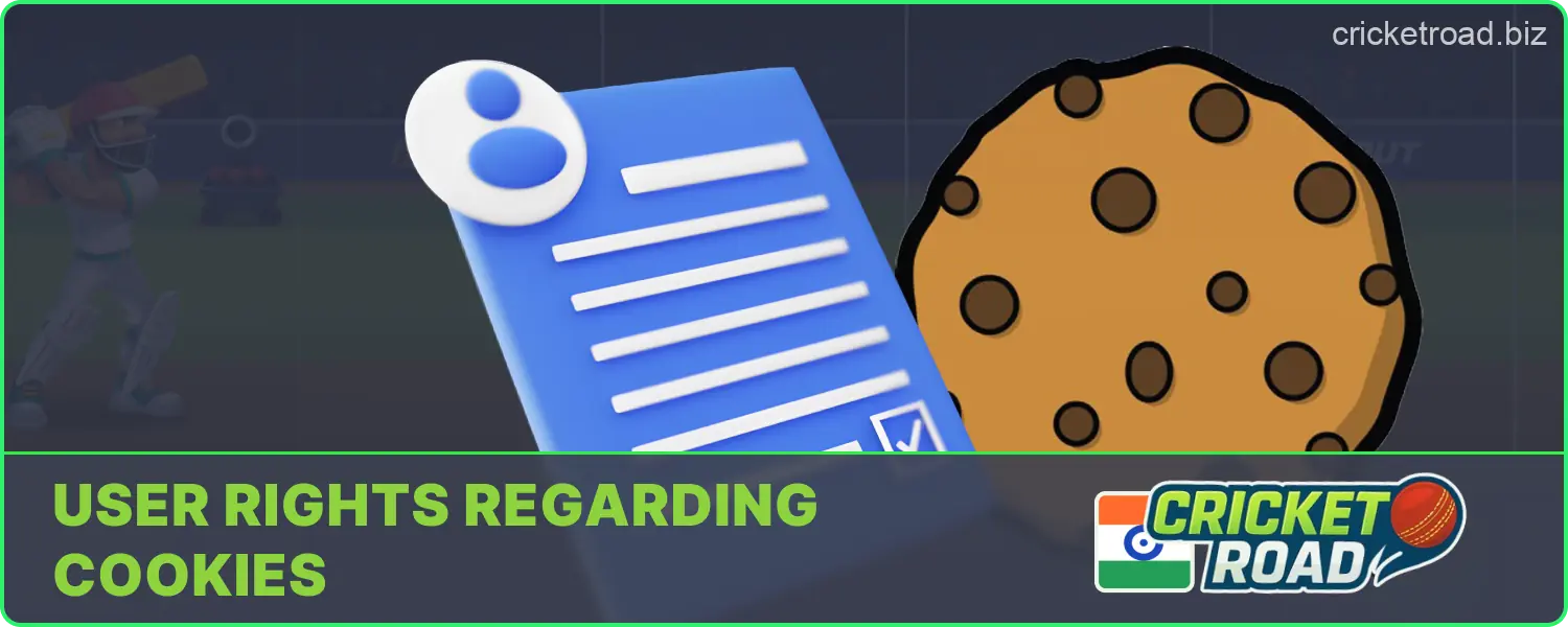 Control options for Cricket Road cookies